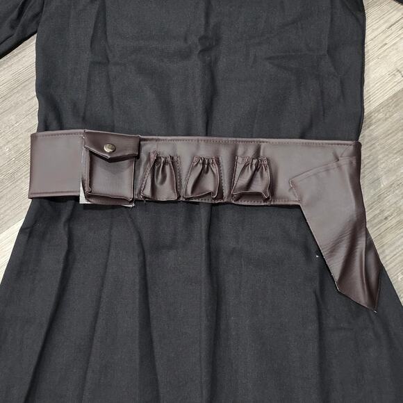 Halloween Costume Plague Doctor Scary Unisex Kid's Costume 2 Masks Included - Picture 3 of 16